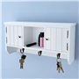 vidaXL Armoire Murale pour clés et Bijoux avec Portes et Crochets