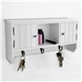 vidaXL Armoire Murale pour clés et Bijoux avec Portes et Crochets