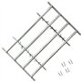 vidaXL Grille de Défense Ajustable à 4 Traverses pour Fenêtre Maison Bureau