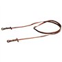 vidaXL Bride Flash avec rênes et Embout Complet Marron Bridon Bride pour Cheval
