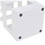 vidaXL Porte-Parapluie Carré Stockage pour Cannes Bâtons Acier Entrée Couloir