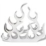 vidaXL Casier à vin Porte-Bouteilles Aluminium 11 Bouteilles avec Table Argent