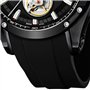 JAGUAR Montre modèle J813 / 1 de la Collection AUTOMATICO, boîtier 45 mm avec Bracelet Caoutchouc Noir pour Homme J813/1