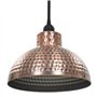 vidaXL 2x Plafonnier Semi-sphérique Couleur Cuivre Lumière Lampe Suspension