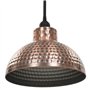 vidaXL 2x Plafonnier Semi-sphérique Couleur Cuivre Lumière Lampe Suspension