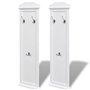 vidaXL 2x Porte-Manteaux Mural Couloir Vestiaire Chambre à Coucher Maison