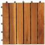 vidaXL Tuiles de Terrasse Modèle Vertical 20 pcs, Dalles de Terrasse, Revêtements de Sol, Carreaux de Plancher Jardin Extérieur,