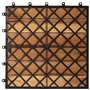 vidaXL Tuiles de Terrasse Modèle Vertical 20 pcs, Dalles de Terrasse, Revêtements de Sol, Carreaux de Plancher Jardin Extérieur,