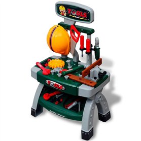 vidaXL Établi-Jouet avec Outils pour Enfants Jeu du Rôle pour Garçons Filles