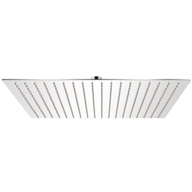 vidaXL Tête de Douche Plongeante Carrée Acier Inoxydable Pomme de Douche