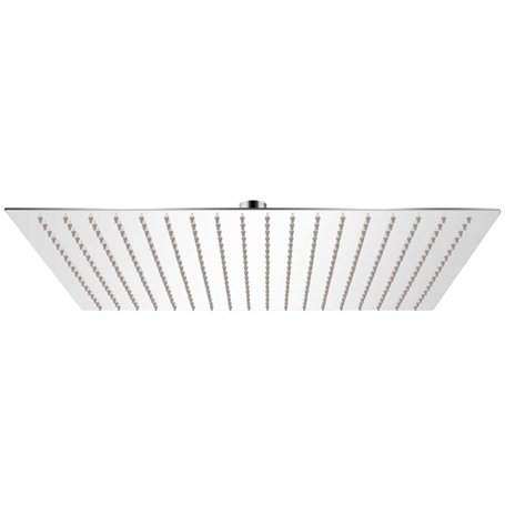 vidaXL Tête de Douche Plongeante Carrée Acier Inoxydable Pomme de Douche
