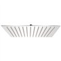 vidaXL Tête de Douche Plongeante Carrée 30x30 cm Pomme Douchette Salle de Bain