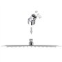 vidaXL Tête de Douche Plongeante Carrée 30x30 cm Pomme Douchette Salle de Bain