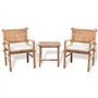 vidaXL Jeu de mobilier de Jardin 5 pcs Bambou Ensemble Salon de Jardin terrasse