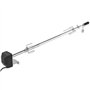 vidaXL Broche à Rôtir avec Moteur 1200mm Acier Barbecue Rôtissoire Jardin