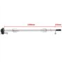 vidaXL Broche à Rôtir avec Moteur 1200mm Acier Barbecue Rôtissoire Jardin