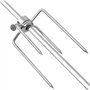 vidaXL Broche à Rôtir avec Moteur 1200mm Acier Barbecue Rôtissoire Jardin