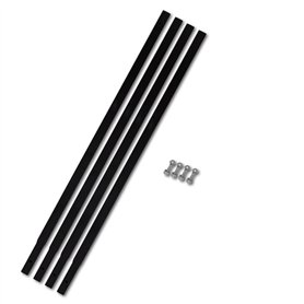 vidaXL 4x Rallonges Mèche Tarière Acier Bêche Manuelle Outils pour Jardin