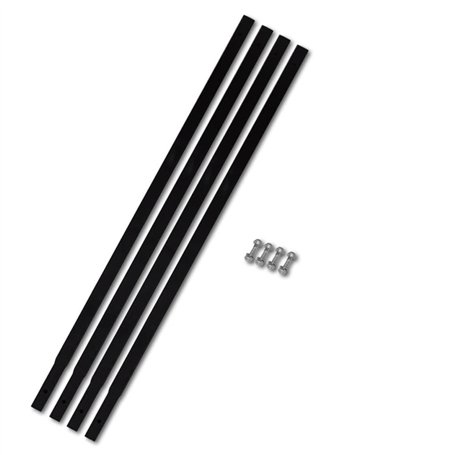 vidaXL 4x Rallonges Mèche Tarière Acier Bêche Manuelle Outils pour Jardin
