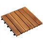 vidaXL 30x Acacia Tuile de Plancher Modèle Vertical Carreaux de Plancher