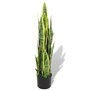 vidaXL Plante Artificielle et Pot Sansevière 90 cm Vert Décoration d'Intérieur