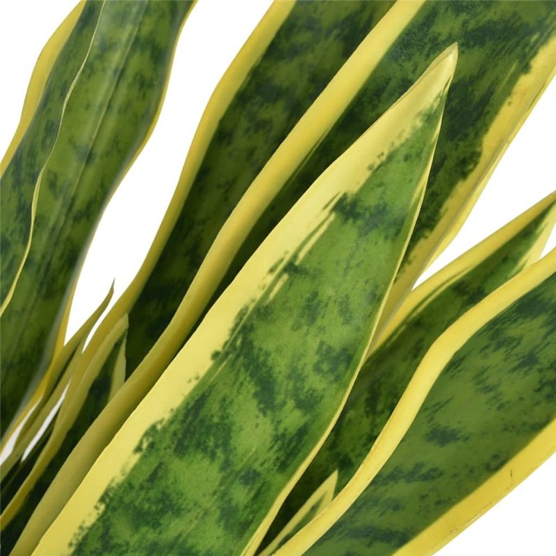 Image secondaire de vidaXL Plante Artificielle et Pot Sansevière 90 cm Vert Décoration d'Intérieur