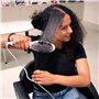 Solac - Brosse à lisser électrique ionique Expert | Température réglable jusqu'à 220°C | Brosse à technologie ionique | Revêteme