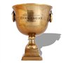 vidaXL Refroidisseur à Champagne Bière pour Fête Coupe de trophée Cuivre Marron