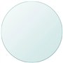 vidaXL Dessus de Table Ronde Verre Trempé 900 mm Plateau de Table Meuble