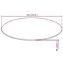 vidaXL Dessus de Table Ronde Verre Trempé 300 mm Plateau de Table Meuble