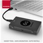 AXAGON ADSA-1S6 Boîtier Externe USB 3.0 pour Disque Dur SATA I/II/III 6G UASP, SSD, HDD