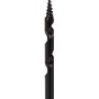 Tivoly 11100722345 Vrilles à bois, Noir, Set de 4 Pièces