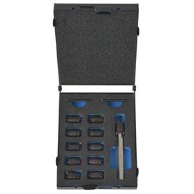 vidaXL Set de Coupe-Soudure par Points Acier Rapide 13 pcs Outil Auto Atelier