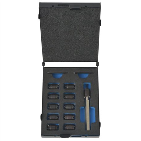 vidaXL Set de Coupe-Soudure par Points Acier Rapide 13 pcs Outil Auto Atelier