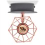 vidaXL 2x Lampe Murale 2 E14 Noir Cuivre Applique Murale Luminaire Éclairage
