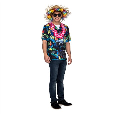 My Other Me Me- Hawaiian YIIJA T- T-shirt, Mujeres, 231340, Multicolore, XL