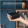 Fosi Audio BT20A Amplificateur Audio Bluetooth, 100W x2 Ampli HiFi Stéréo 2 Canaux, Classe D Ampli TPA3116 Intégré Ampli de Puis