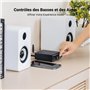 Fosi Audio BT20A Amplificateur Audio Bluetooth, 100W x2 Ampli HiFi Stéréo 2 Canaux, Classe D Ampli TPA3116 Intégré Ampli de Puis