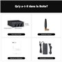 Fosi Audio BT20A Amplificateur Audio Bluetooth, 100W x2 Ampli HiFi Stéréo 2 Canaux, Classe D Ampli TPA3116 Intégré Ampli de Puis