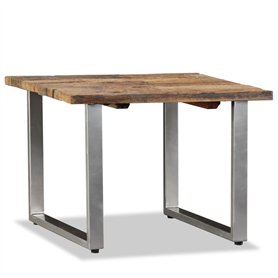 vidaXL Table Basse Table d'Appoint Table de Canapé Bout de Canapé Salon Salle de Séjour Maison Intérieur Bois de Récupération Ma
