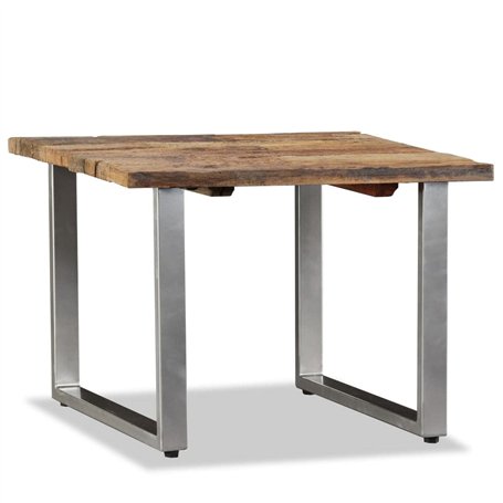 vidaXL Table Basse Table d'Appoint Table de Canapé Bout de Canapé Salon Salle de Séjour Maison Intérieur Bois de Récupération Ma