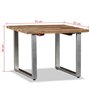 vidaXL Table Basse Table d'Appoint Table de Canapé Bout de Canapé Salon Salle de Séjour Maison Intérieur Bois de Récupération Ma