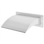 vidaXL Fontaine d'Etang Fontaine de Piscine Cascade de Bassin Fontaine de Bassin Jardin Patio Extérieur Acier Inoxydable 30x9x26