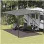 vidaXL Tapis de Tente 300x500 cm Anthracite Tapis de Sol de Tente PEHD Jardin