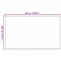 vidaXL Tapis de Tente 300x500 cm Anthracite Tapis de Sol de Tente PEHD Jardin