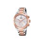Festina Femmes Analogique-Numérique Quartz Montre avec Bracelet en Acier Inoxydable