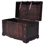 vidaXL Coffre Vintage de Rangement, Boîte de Stockage, Coffre à Trésors, Meuble de Chambre à Coucher Salon Salle de Séjour Intér