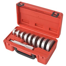 vidaXL Chemin de Roulement à Disque et Entraînement de Joint 10 pcs Installation Outils de Garage Outils à Main Voiture Véhicule