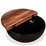 vidaXL Tables Basses 2 pcs Table d'Appoint Table de Canapé Salon Salle de Séjour Maison Intérieur Bois de Récupération Massif No