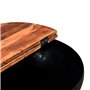 vidaXL Tables Basses 2 pcs Table d'Appoint Table de Canapé Salon Salle de Séjour Maison Intérieur Bois de Récupération Massif No